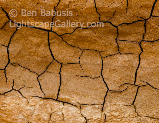 Cracking Up. Vermillion Cliffs, Arizona. Geometric patterns in fractured rock.   Ben Babusis, Lightscape Gallery.