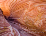 Convoluted Sandstone. North Coyote Buttes, Arizona. Twisted sandstone formations.  Ben Babusis, Lightscape Gallery.