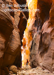 Buckskin Gulch. Paria Canyon, Arizona. Buckskin lies at the beginning of one of the longest and spectacular slot canyons in the world, Paria Canyon. � Ben Babusis, Lightscape Gallery.