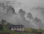 Rising Fog. Near Lukla, Nepal. Rising clouds and fog near the beginning of the monsoon season in Nepal.  Ben Babusis, Lightscape Gallery.