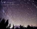 Stars Over Rainier. Mt. Rainier, Washington. Timed exposure of the night sky above Mt. Rainier taken from Paradise.  Ben Babusis, Lightscape Gallery.