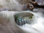 Gently Down the Stream. Columbia Gorge, OR. Water detail of stream near Multnomah Falls.  Ben Babusis, Lightscape Gallery.